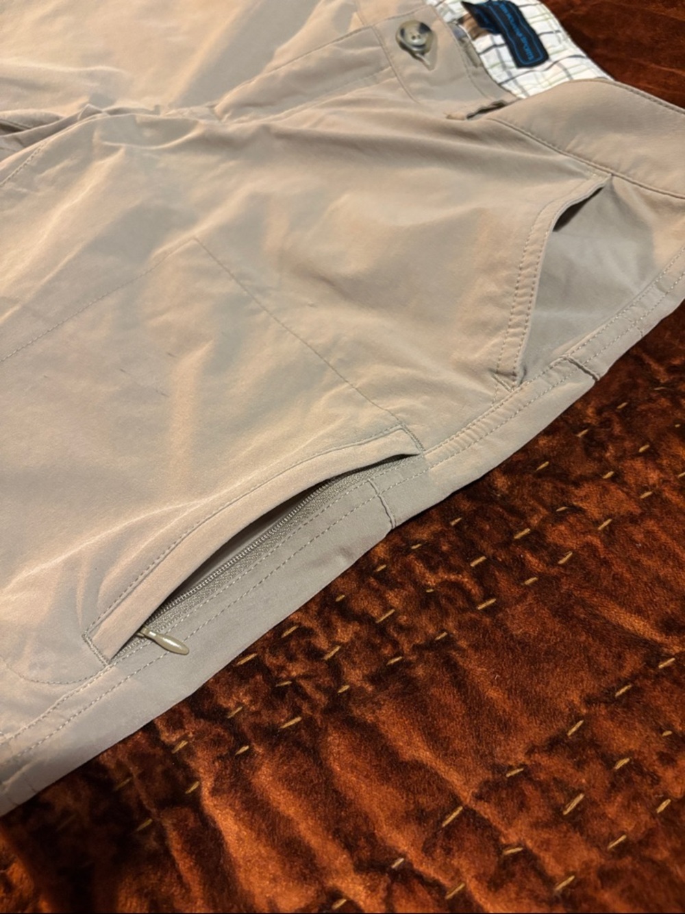 Beige EMS Hybrid Cargo Shorts - Picture 3 of 10